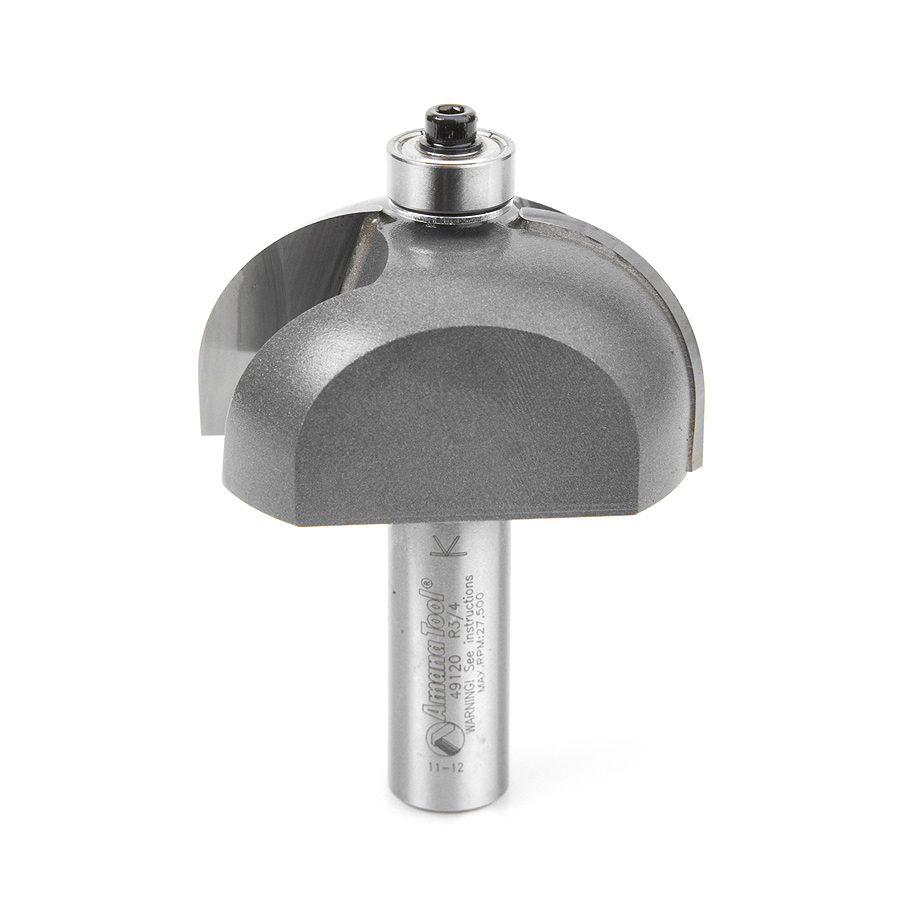 Amana 49120 Carbide Tipped Cove 3/4 Radius x 2 Inch Dia x1 x 1/2 Shank