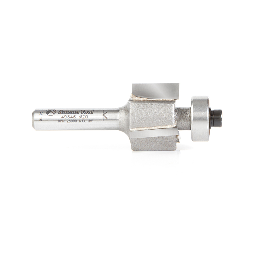 Amana 49346 Binding/Rabbeting 20mm (51/64) Dia x 13.5mm (17/32) x 1/4 Inch Shank Router Bit Set