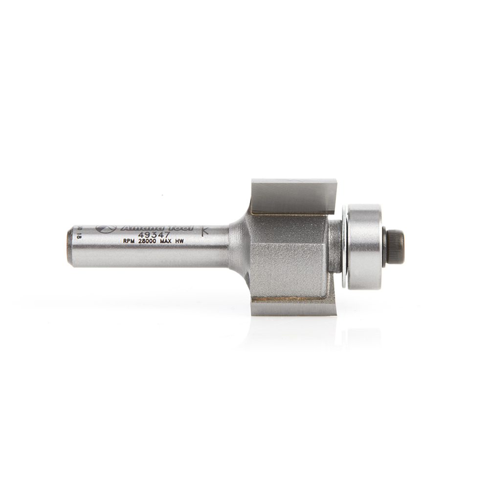 Amana 49347 Multi-Rabbet Four Different Rabbet Depths 7/8 Dia x 1/2 x 1/4 Inch Shank 3 Flute Router Bit