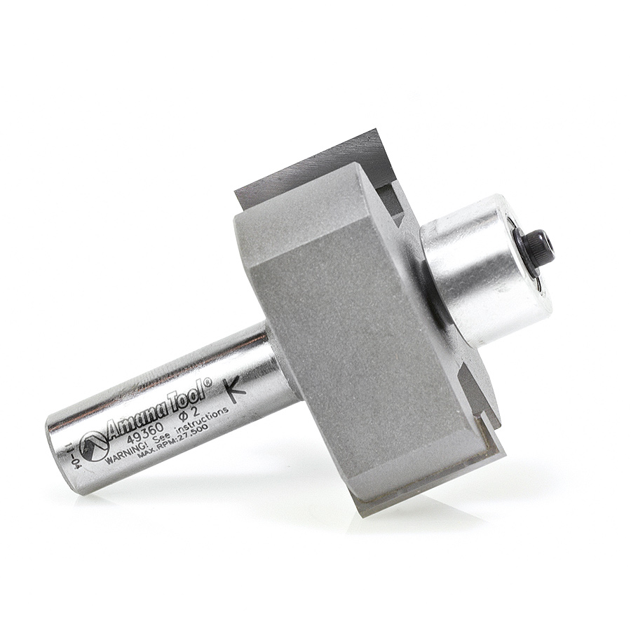 Amana 49360 Carbide Tipped Superabbet 2 Dia x 7/8 x 1/2 Inch Shank