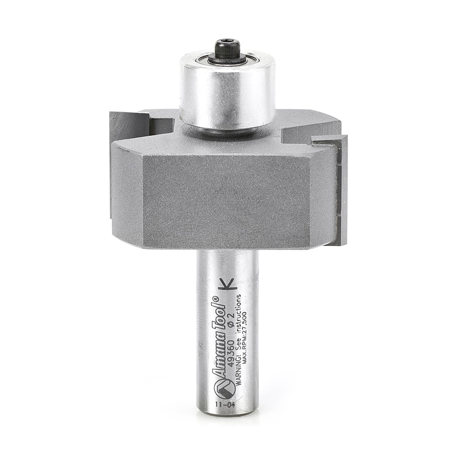 Amana 49360 Carbide Tipped Superabbet 2 Dia x 7/8 x 1/2 Inch Shank