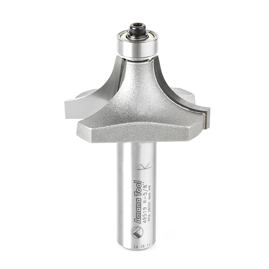 Amana 49519 Carbide Tipped Corner Round 5/8 Radius x 1-3/4 Dia x 7/8 x 1/2 Inch Shank