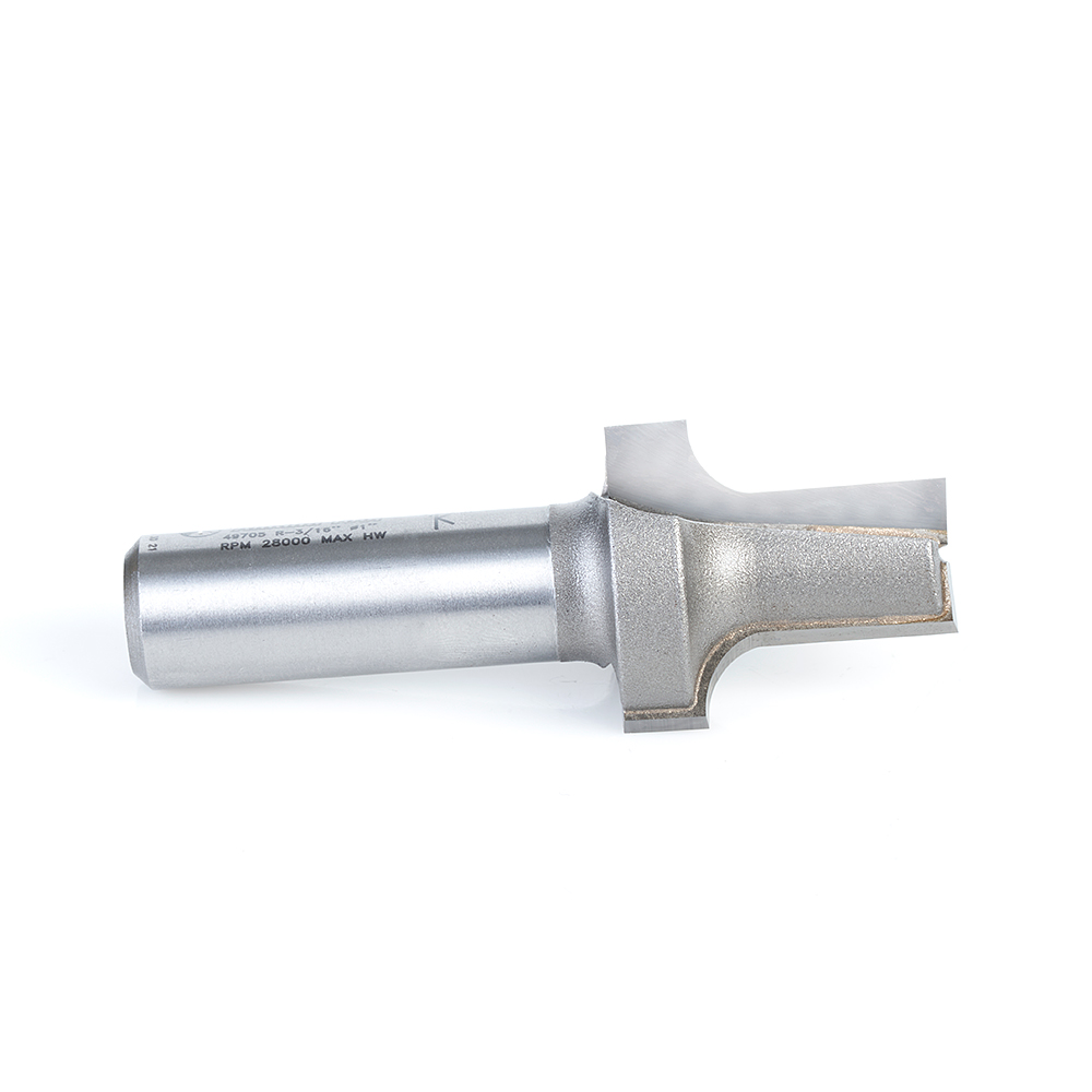 Amana 49705 Carbide Tipped Plunging Round Over 3/16 Radius x 1 Dia x 1-3/32 Inch x 1/2 Shank