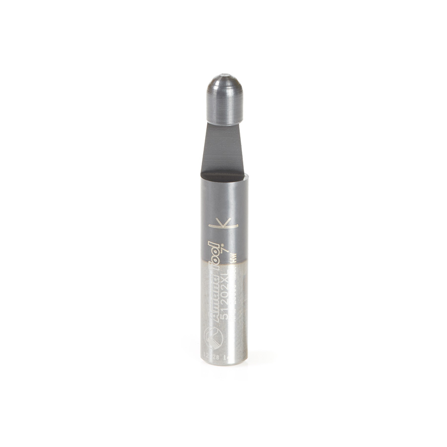 Amana 51202XL High Performance Solid Carbide AlTiN Coated Panel Pilot Bevel Trim 7 Degree x 1/4 Dia x 1/4 x 1/4 Inch Shank 1-Flute