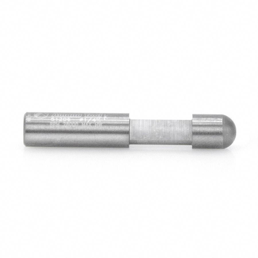 Amana 51206 Solid Carbide Panel Pilot Flush Trim 1/4 Dia x 3/8 x 1/4 Inch Shank x 1-Flute
