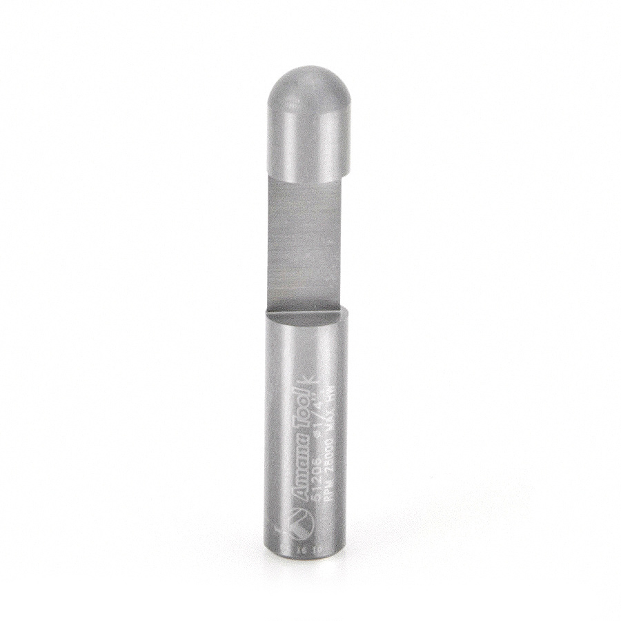 Amana 51206 Solid Carbide Panel Pilot Flush Trim 1/4 Dia x 3/8 x 1/4 Inch Shank x 1-Flute