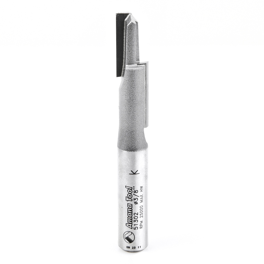 Amana 51302 Carbide Tipped Stagger Tooth Plunge 3/8 Dia x 1-3/8 x 3/8 Shank