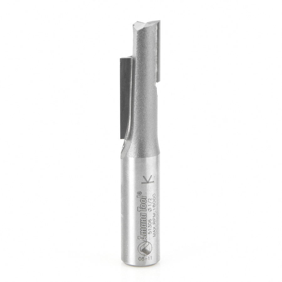 Amana 51306 Carbide Tipped Stagger Tooth Plunge 1/2 Dia x 1-1/2 x 1/2 Inch Shank