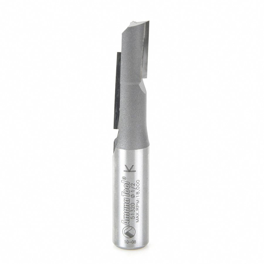 Amana 51320 Carbide Tipped Opposite Shear Staggered Shear Tooth Plunge 1/2 Dia x 1-1/2 x 1/2 Inch Shank