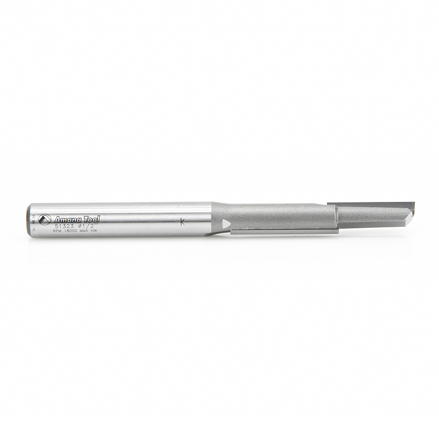 Amana 51323 Carbide Tipped Stagger Tooth Plunge 1/2 Dia x 2-5/8 x 1/2 Inch Shank
