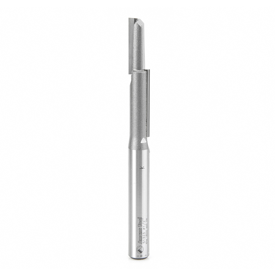 Amana 51323 Carbide Tipped Stagger Tooth Plunge 1/2 Dia x 2-5/8 x 1/2 Inch Shank