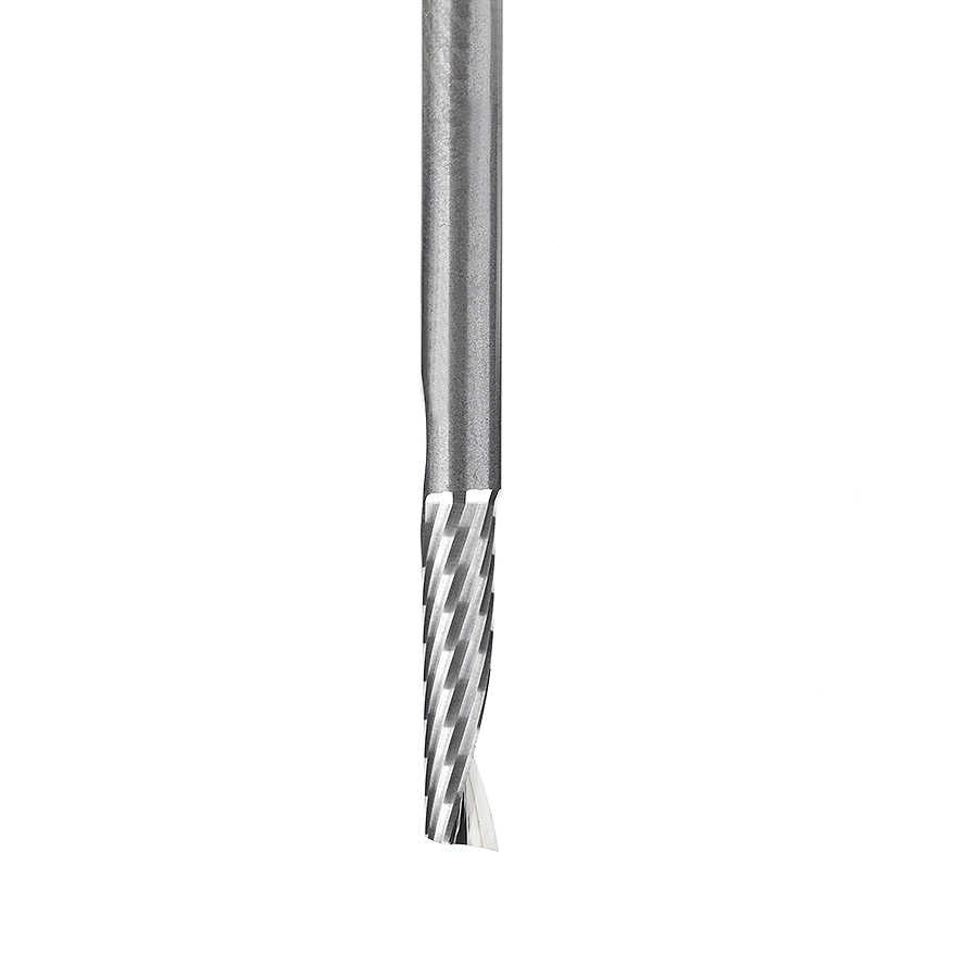 Amana 51459 Solid Carbide CNC Spiral 'O' Flute, Aluminum Cutting 1/8 Dia x 1/2 x 1/8 Shank Up-Cut