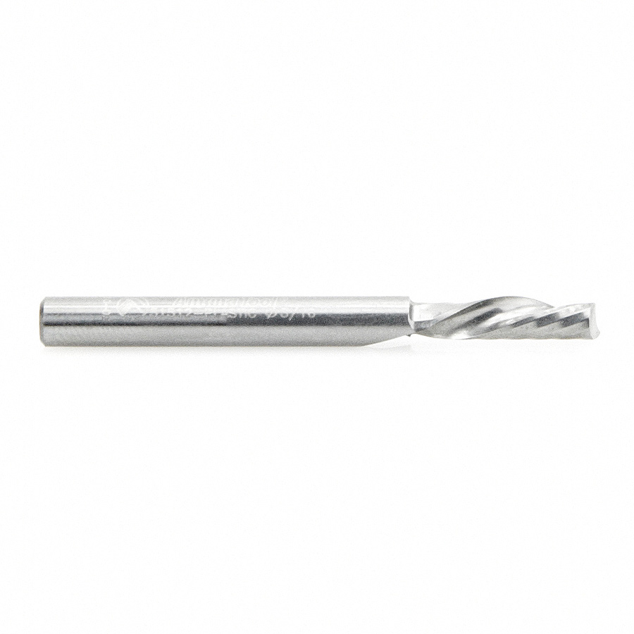 Amana 51512 Solid Carbide CNC Spiral 'O' Flute, Plastic Cutting 3/16 Dia x 5/8 x 3/16 Shank Down-Cut