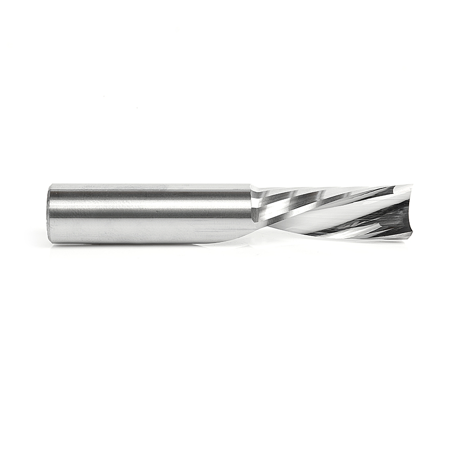 Amana 51529 Solid Carbide CNC Spiral 'O' Flute, Plastic Cutting 1/2 Dia x 1-1/4 x 1/2 Shank Down-Cut
