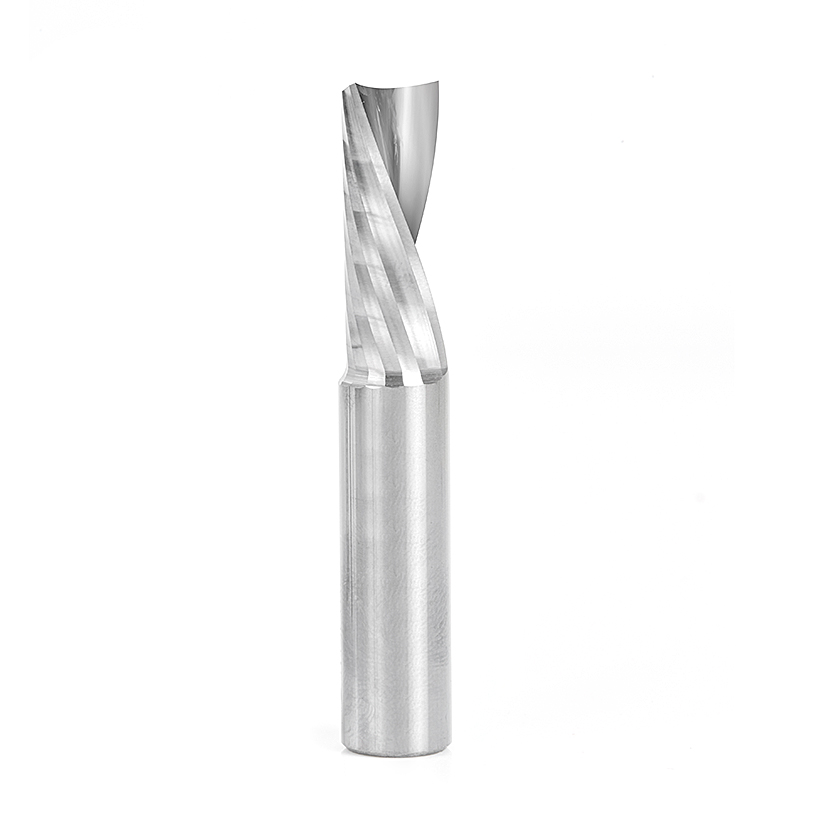 Amana 51529 Solid Carbide CNC Spiral 'O' Flute, Plastic Cutting 1/2 Dia x 1-1/4 x 1/2 Shank Down-Cut
