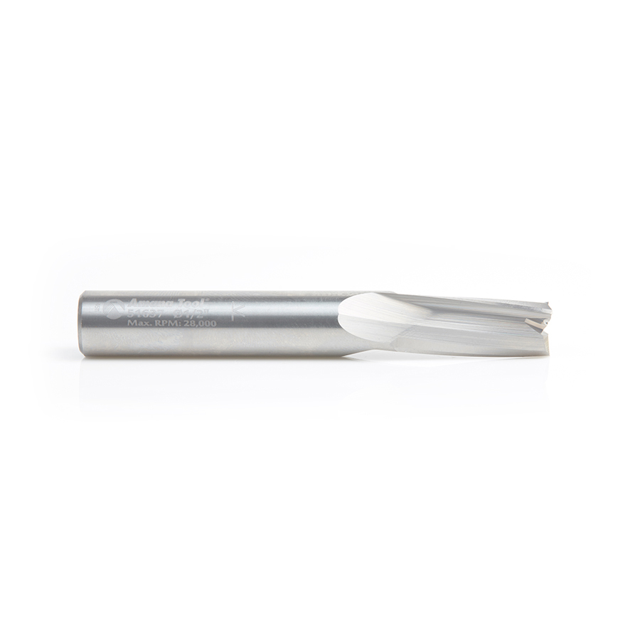Amana 51637 Solid Carbide Spiral Finisher 1/2 Dia x 1-1/8 x 1/2 Shank Up-Cut Router Bit