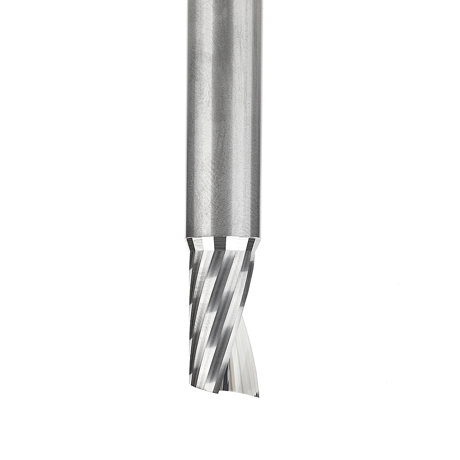 Amana 51642 Solid Carbide CNC Spiral 'O' Single Flute, Aluminum Cutting 5/16 Dia x 9/16 x 5/16 Shank x 2-1/2 Inch Long Up-Cut Router Bit