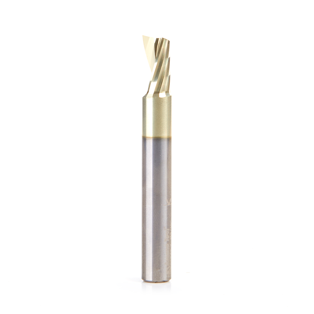 Amana 51642-Z Solid Carbide CNC Spiral 'O' Flute, Aluminum Cutting 5/16 Dia x 9/16 x 5/16 Shank Up-Cut ZrN Coated Router Bit