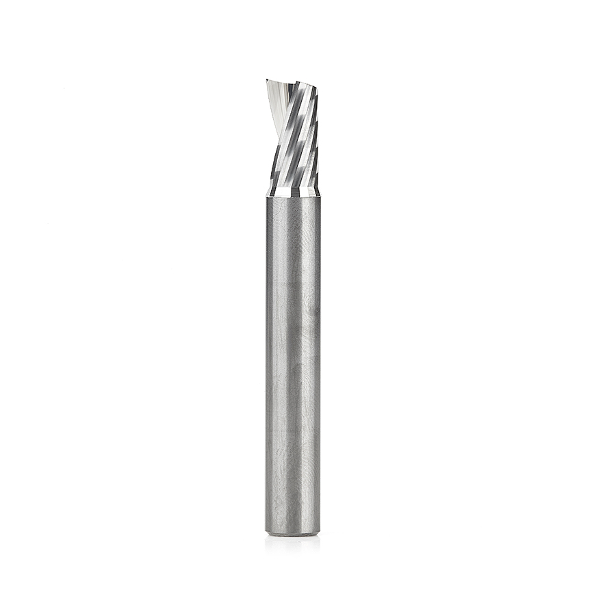 Amana 51642 Solid Carbide CNC Spiral 'O' Single Flute, Aluminum Cutting 5/16 Dia x 9/16 x 5/16 Shank x 2-1/2 Inch Long Up-Cut Router Bit