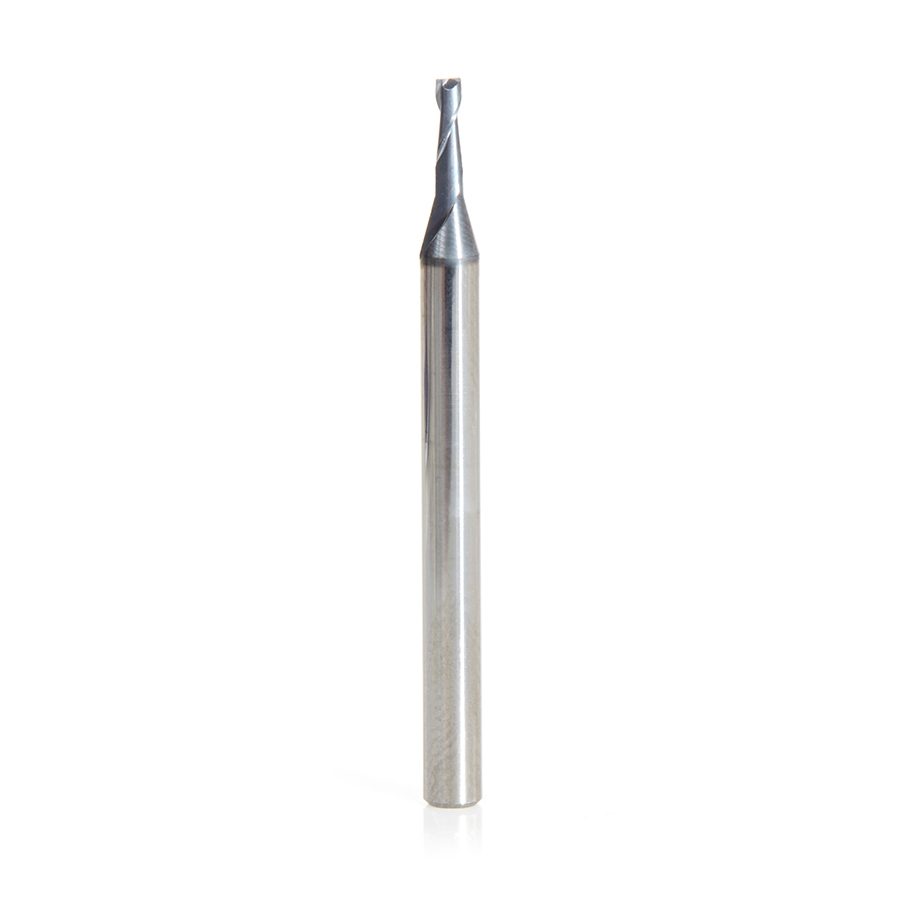 Amana 51669 AlTiN Coated CNC Steel, Stainless Steel & Composite Square Mini End Mill 0.055 Dia x 0.267 x 1/8 Shank