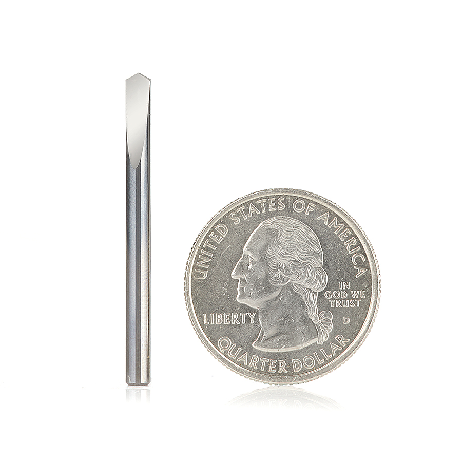 Amana 51682 CNC Solid Carbide 118 Degree Point Spade Drill 1/8 Dia x 7/16 x 1/8 Shank Router Bit