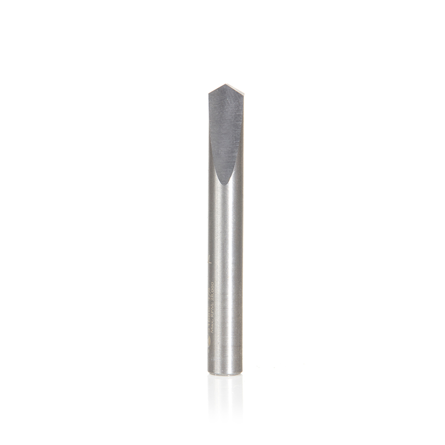 Amana 51686 CNC Solid Carbide 118 Degree Point Spade Drill 1/4 Dia x 11/16 x 1/4 Shank Router Bit