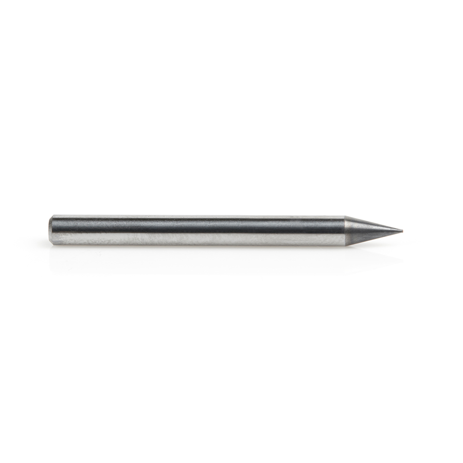Amana 51719 AlTiN Coated CNC Steel, Stainless Steel & Composite Square Mini End Mill 0.010 Dia x 0.030 x 1/8 Shank