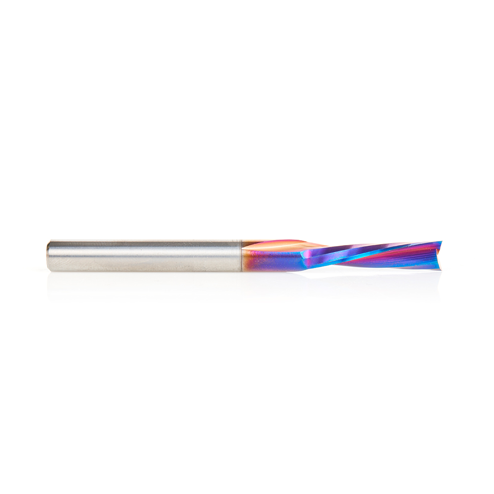 Amana 51734-K Solid Carbide Spektra, Extreme Tool Life Coated Spiral Finisher 1/4 Dia x 1 x 1/4 Shank Down-Cut Router Bit
