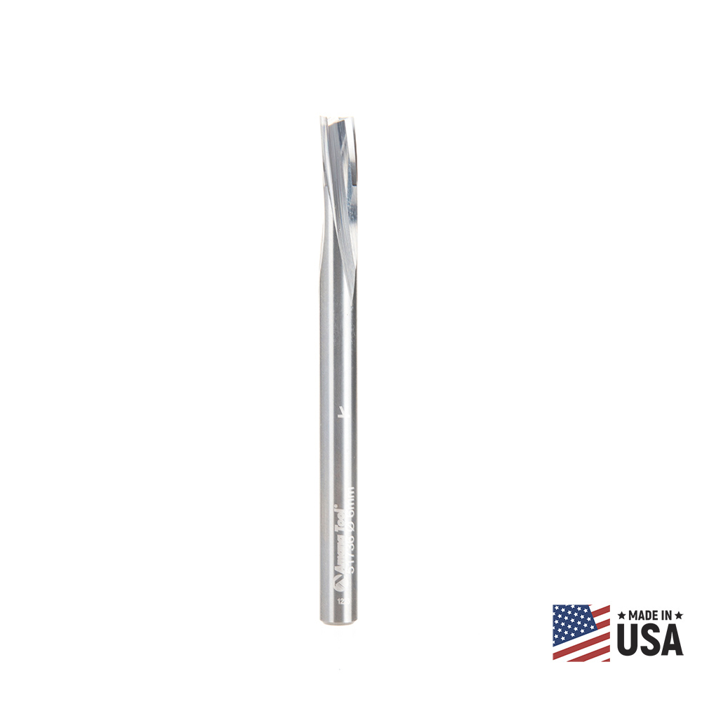 Amana 51736 Solid Carbide Spiral Finisher 6mm Dia x 9.5mm x 6mm Shank Down-Cut Router Bit