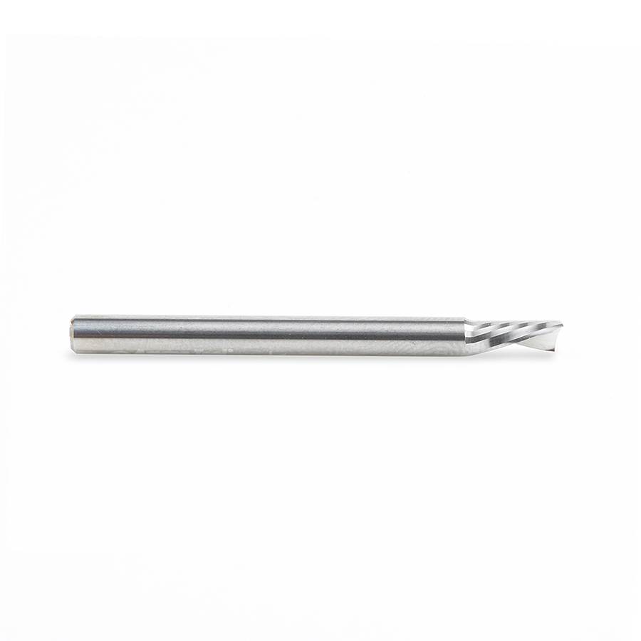 Amana 51771 Solid Carbide CNC Spiral 'O' Flute, Aluminum Cutting 1/8 Dia x 1/4 x 1/8 Shank Down-Cut