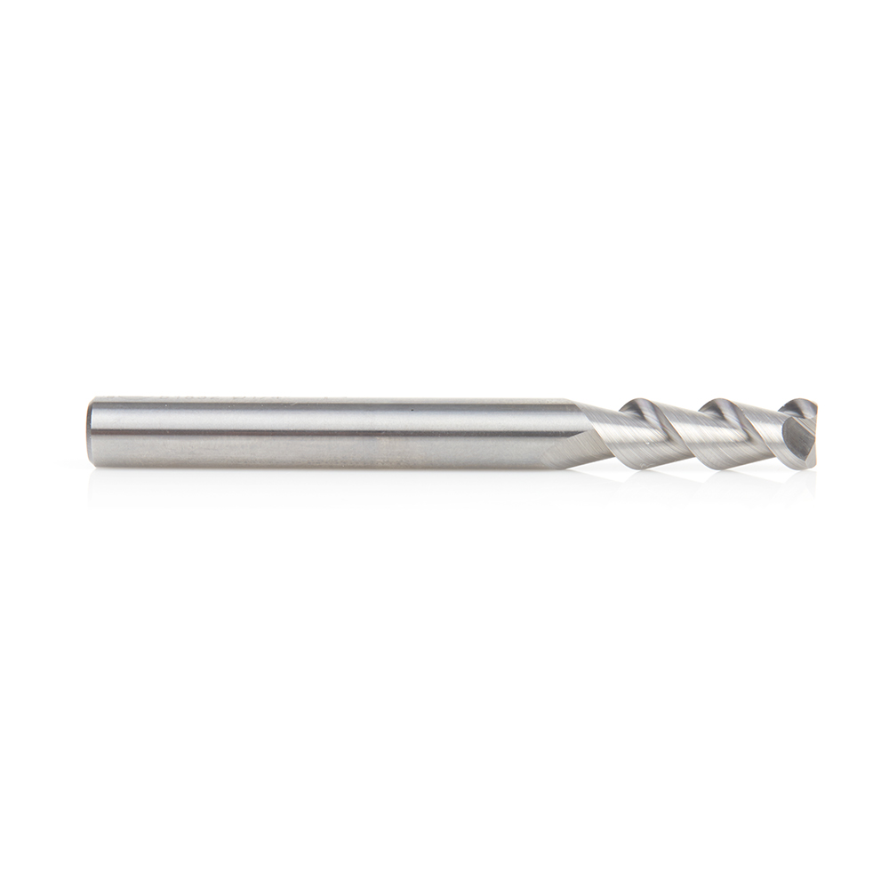 Amana 51832 CNC Solid Carbide Aluminum and Acrylic Cutting 55º Helix End Mill 1/4 Dia x 3/4 x 1/4 Inch Shank