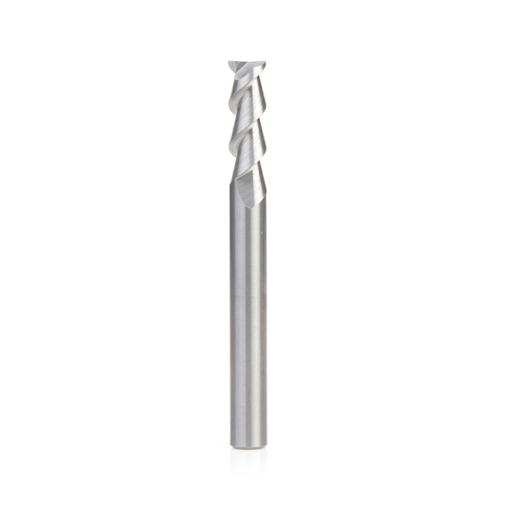 Amana 51832 CNC Solid Carbide Aluminum and Acrylic Cutting 55º Helix End Mill 1/4 Dia x 3/4 x 1/4 Inch Shank