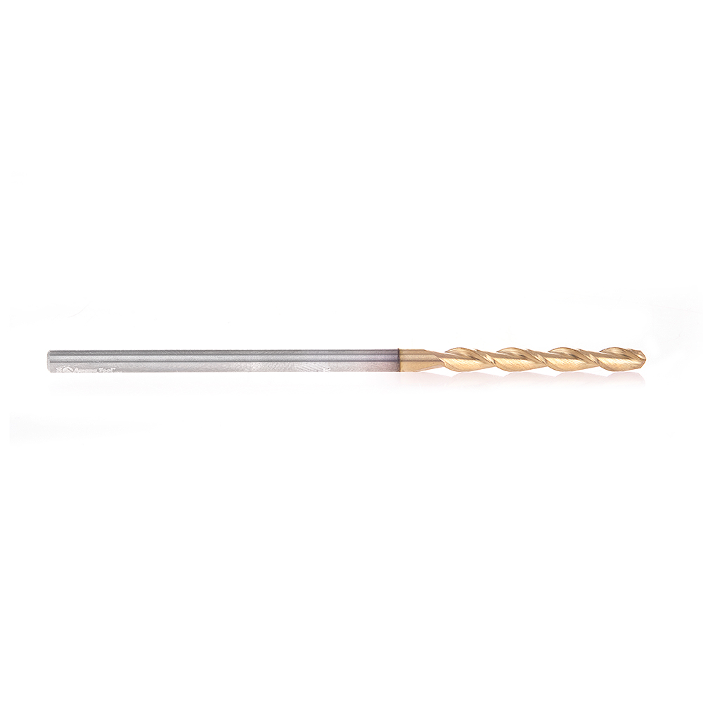 Amana 51902-Z Solid Carbide CNC Spiral 'O' Flute Ball Nose Up-Cut, Aluminum Cutting 1/16 R x 1/8 Dia x 1 x 1/8 Shank ZrN Coated Router Bit
