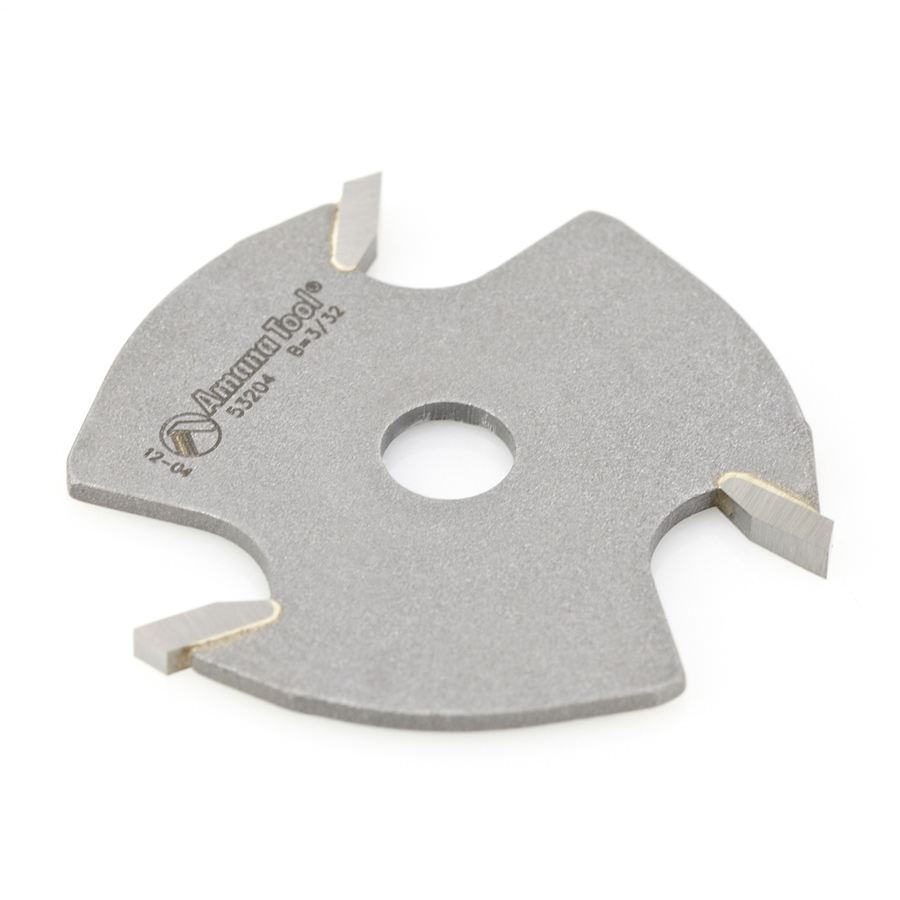 Amana 53204 Slotting Cutter 3 Wing x 1-7/8 Dia x 3/32 x 5/16 Inner Dia