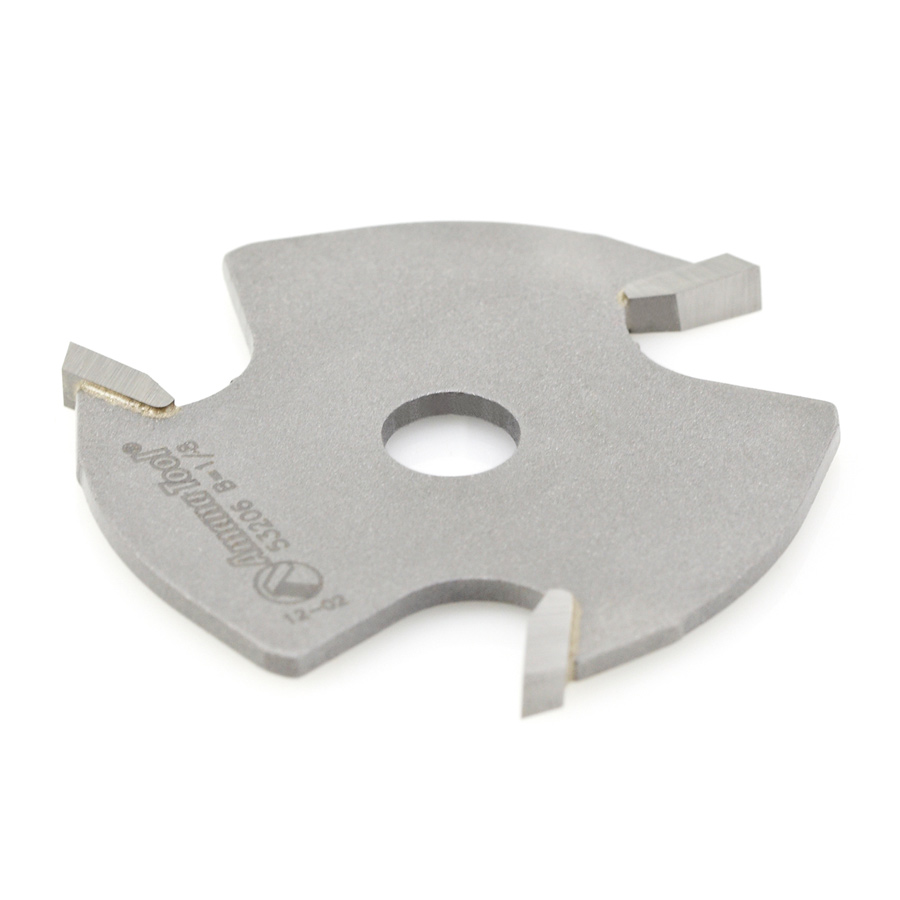 Amana 53206 Slotting Cutter 3 Wing x 1-7/8 Dia x 1/8 x 5/16 Inner Dia