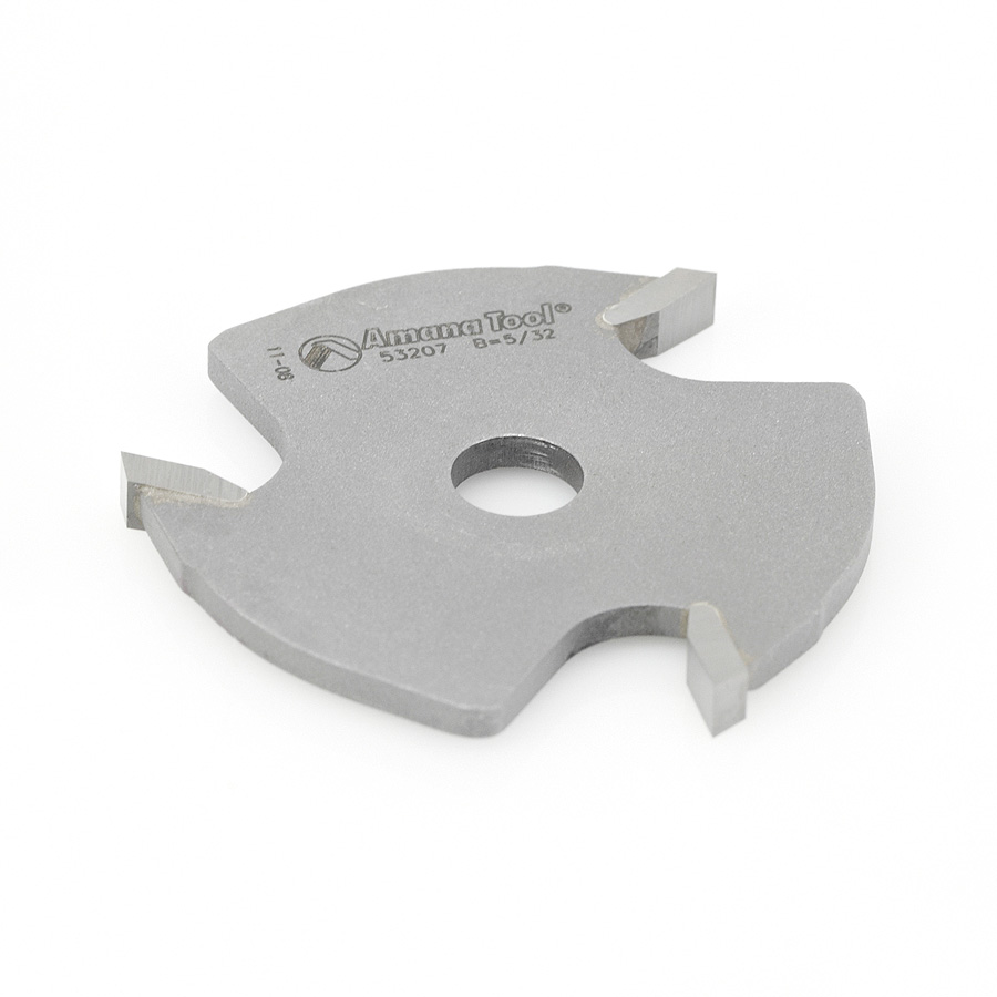Amana 53207 Slotting Cutter 3 Wing x 1-7/8 Dia x 5/32 x 5/16 Inner Dia