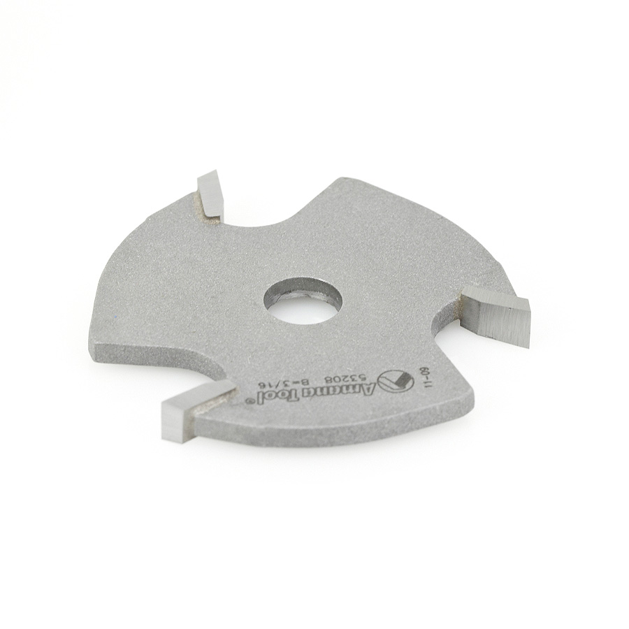 Amana 53208 Slotting Cutter 3 Wing x 1-7/8 Dia x 3/16 x 5/16 Inner Dia