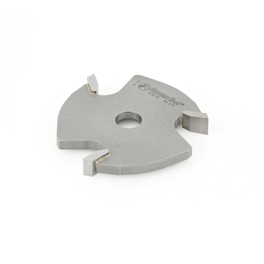 Amana 53210 Slotting Cutter 3 Wing x 1-7/8 Dia x 1/4 x 5/16 Inner Dia