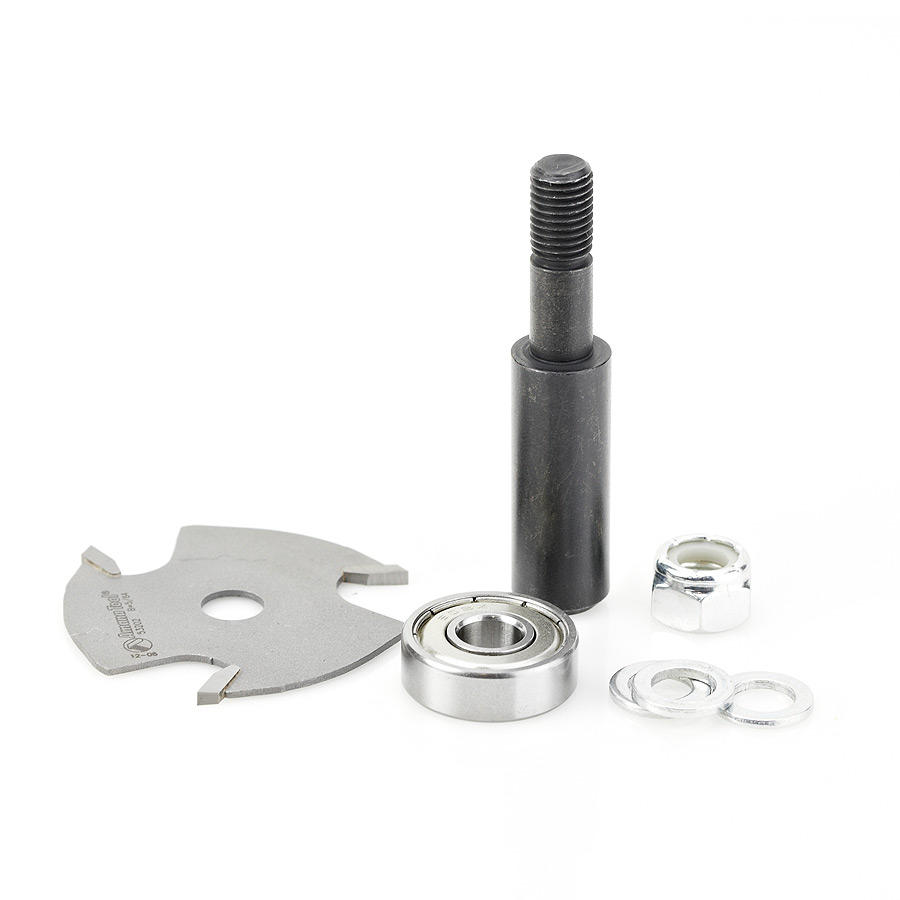 Amana 53402-1 Slotting Cutter Assembly 3 Wing x 1-7/8 Dia x 5/64 x 1/2 Inch Shank