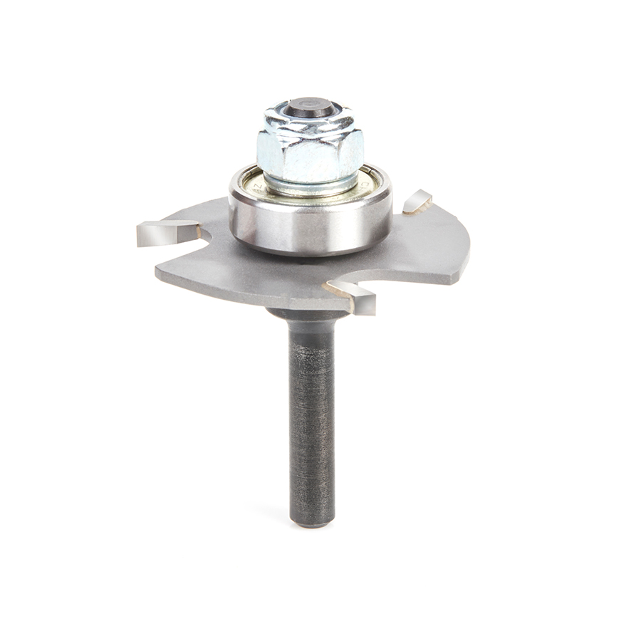 Amana 53406 Slotting Cutter Assembly 3 Wing x 1-7/8 Dia x 1/8 x 1/4 Inch Shank