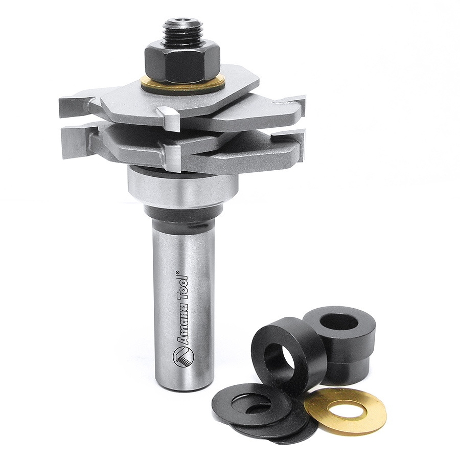 Amana 53600 Quadraset 1-7/8 Dia x 1/8-23/32 x 1/2 Inch Shank
