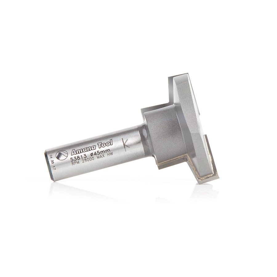 Amana 53813 Carbide Tipped Finger Grip-Trapezoidal 1-3/4 Inch Dia x 13/16 x 1/2 Shank