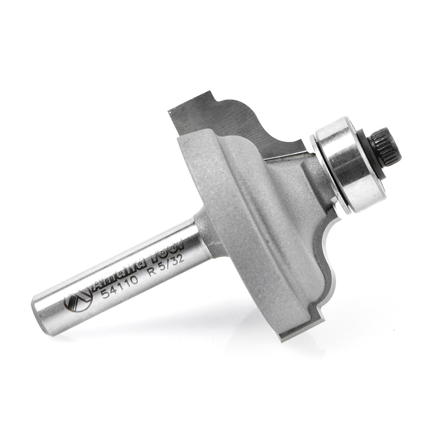 Amana 54110 Carbide Tipped Ogee Fillet 5/32 Radius x 1-3/8 Dia x 1/2 x 1/4 Inch Shank