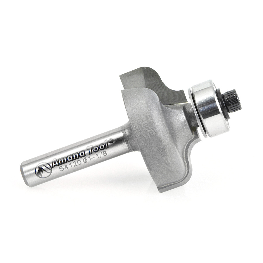 Amana 54120 Carbide Tipped Ogee 5/32 Radius x 1-1/8 Dia x 1/2 x 1/4 Inch Shank