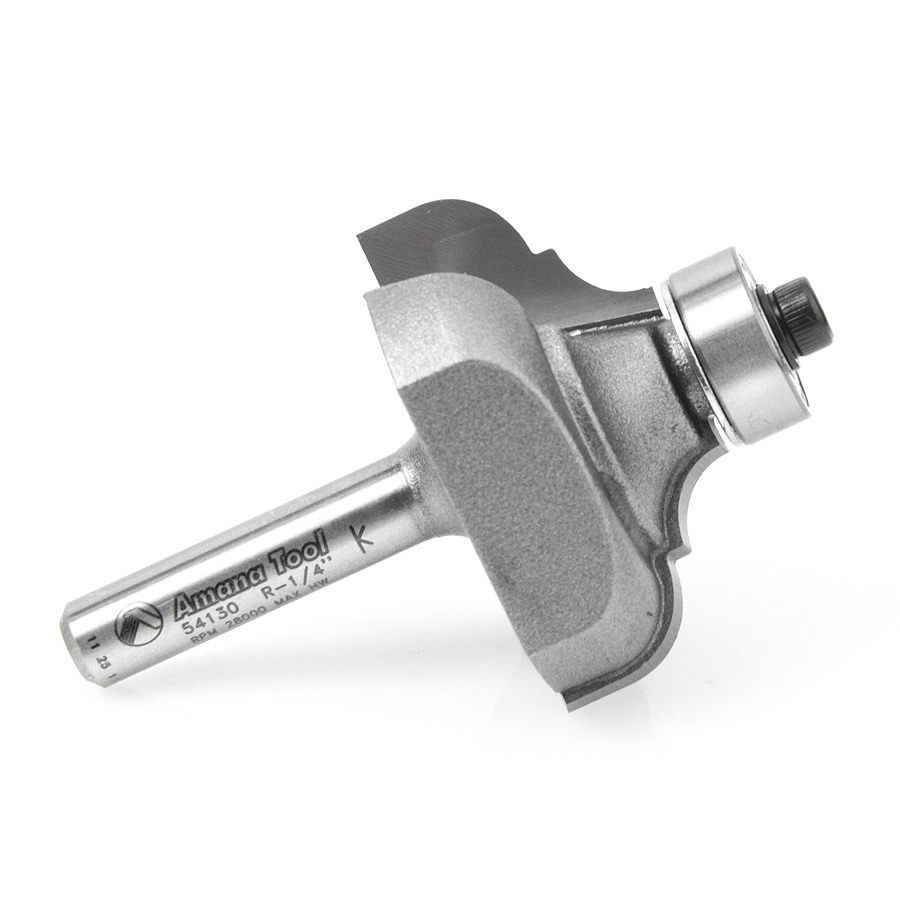 Amana 54130 Carbide Tipped Classical Cove & Bead 1/4 x 3/16 Radius x 1-3/8 Dia x 11/16 x 1/4 Inch Shank