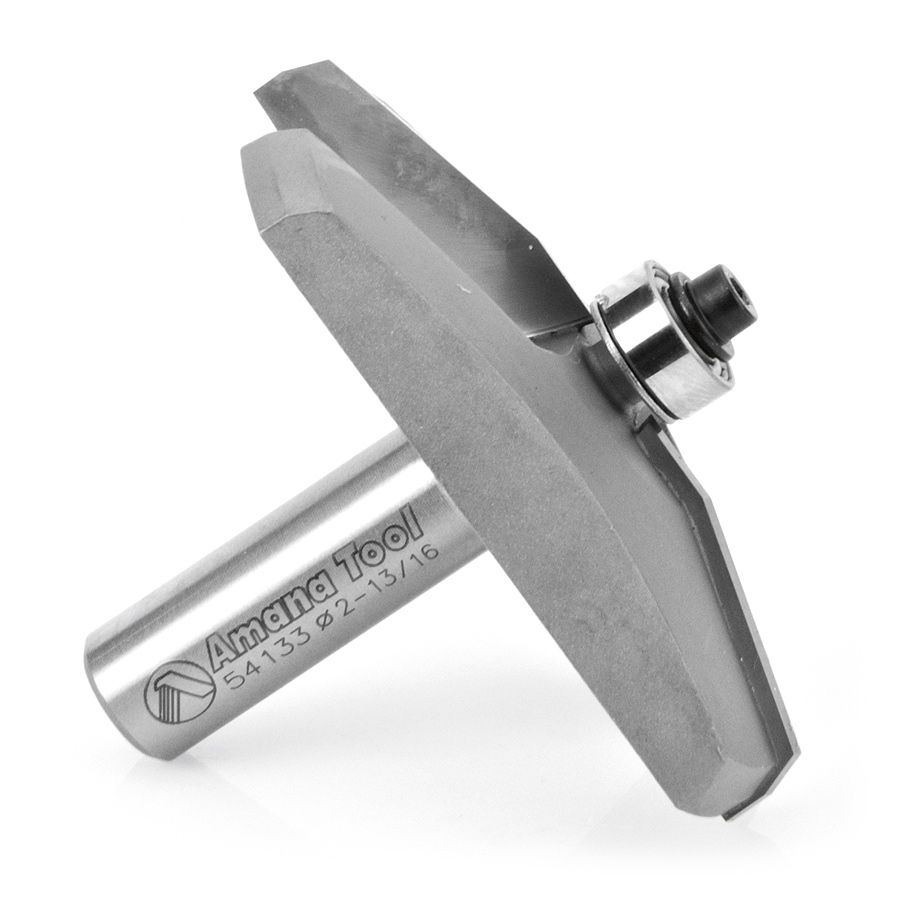 Amana 54133 Carbide Tipped Raised Panel for Shaker Door 2-3/16 Dia x 7/8 x 1/2 Inch Shank