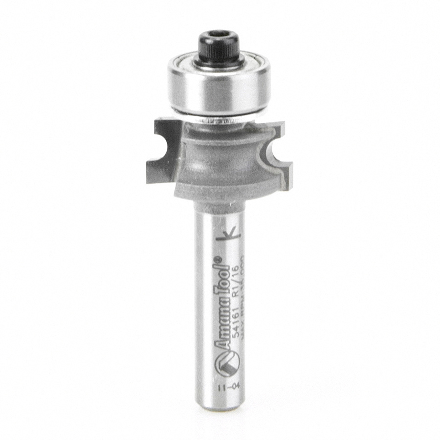 Amana 54161 Carbide Tipped Corner Round 1/16 Radius x 45/64 Dia x 5/16 x 1/4 Inch Shank