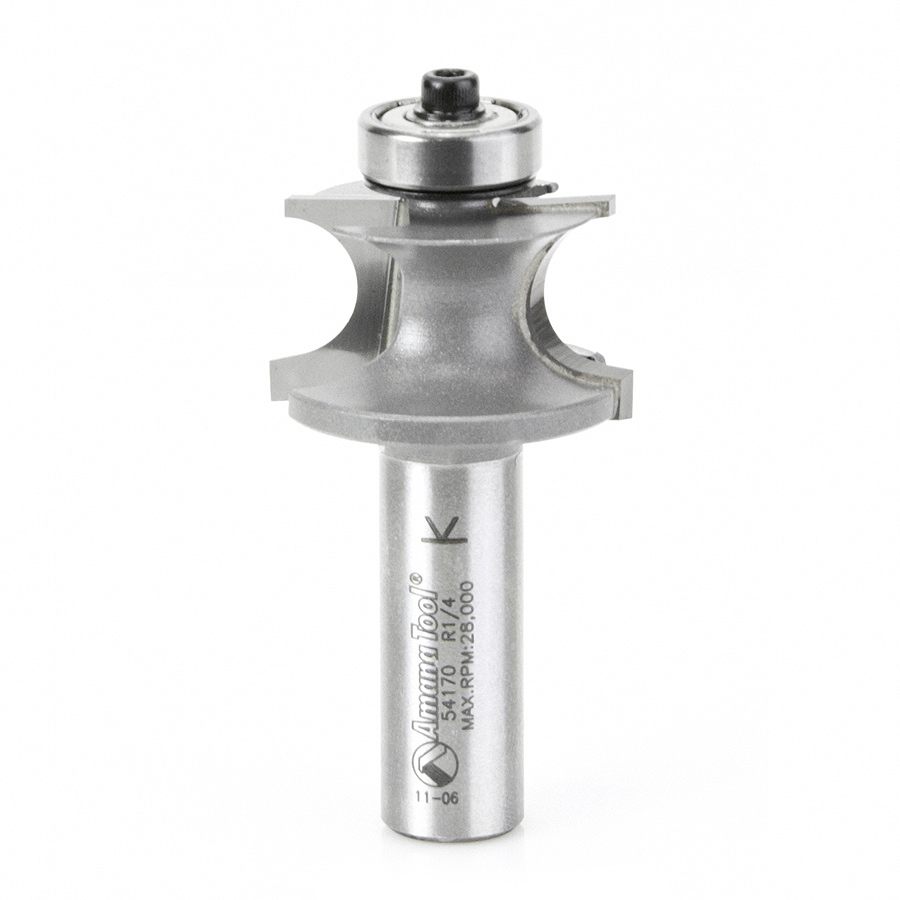 Amana 54170 Carbide Tipped Corner Round 1/4 Radius x 1-1/4 Dia x 23/32 x 1/2 Inch Shank