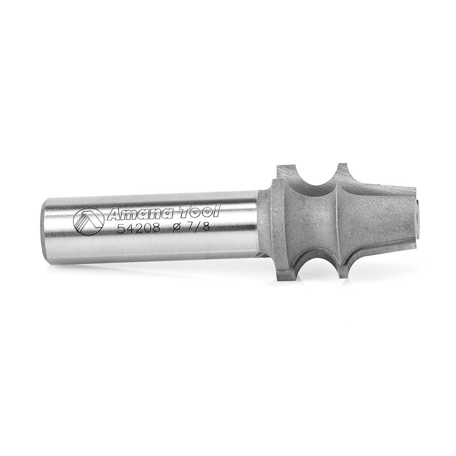 Amana 54208 Carbide Tipped Edge Beading 5/32 Radius x 7/8 Dia x 1-1/32 x 1/2 Inch Shank