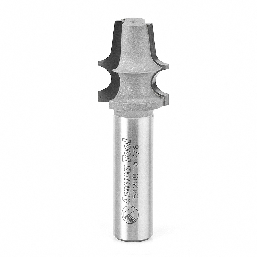 Amana 54208 Carbide Tipped Edge Beading 5/32 Radius x 7/8 Dia x 1-1/32 x 1/2 Inch Shank